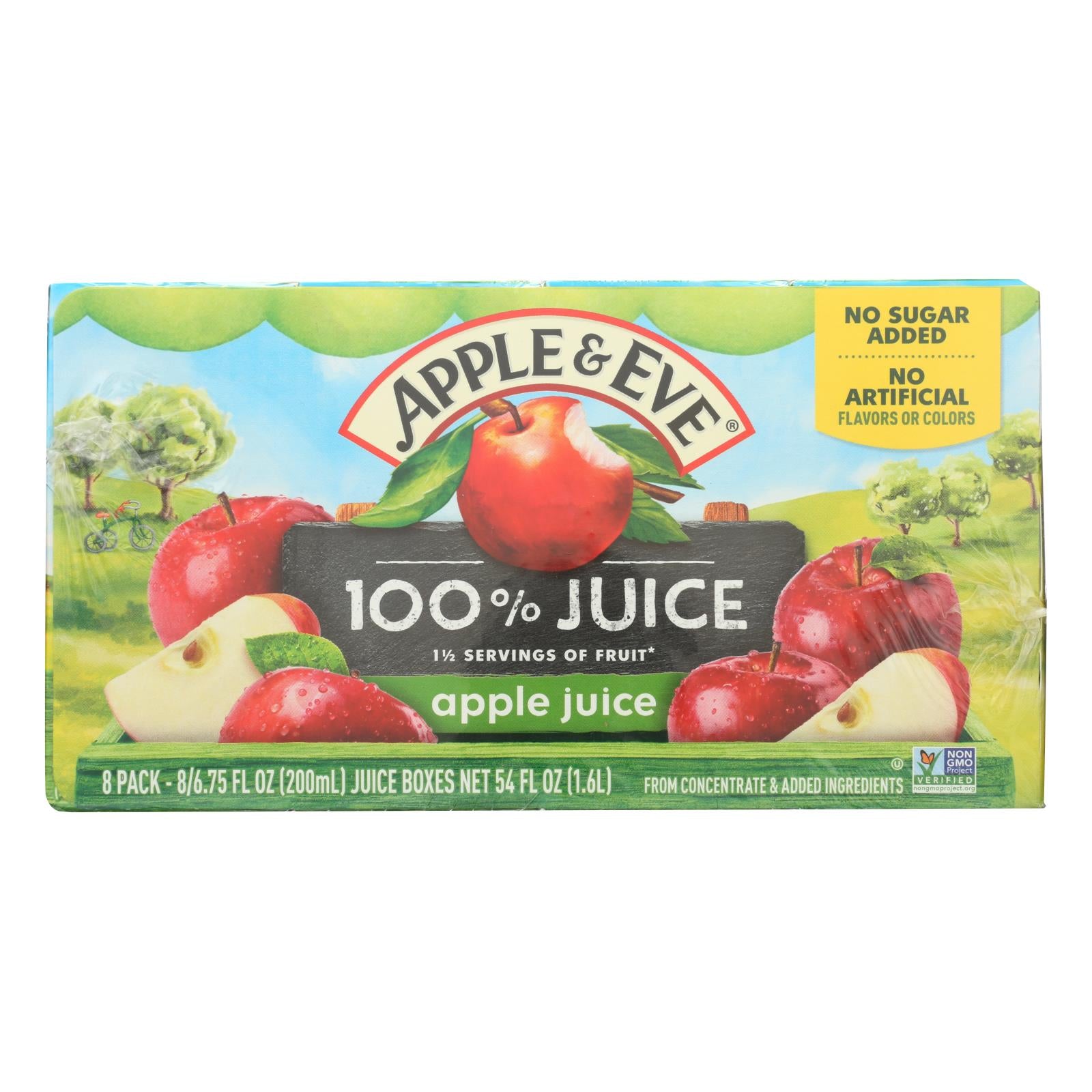 Apple & Eve, Apple and Eve 100 Percent Apple Juice - Case of 6 - 40 Bags (Pack of 5)