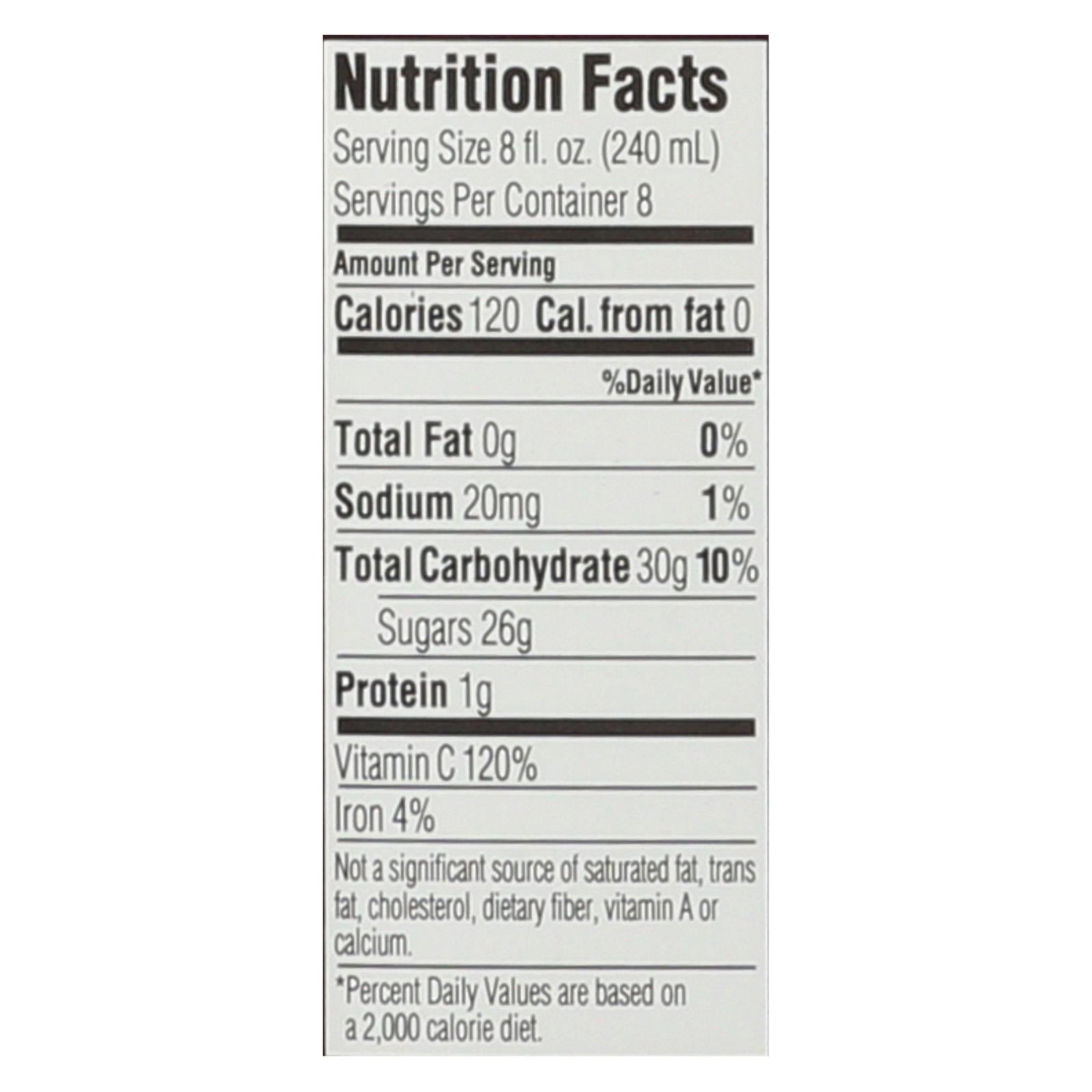 Apple & Eve, Apple and Eve 100 Percent Juice - Cranberry Juice and More - Case of 8 - 64 Fl oz. (Pack of 8)