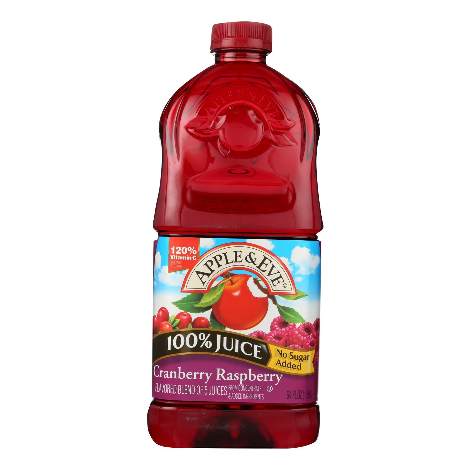 Apple & Eve, Apple and Eve 100 Percent Juice - Cranberry Juice and More - Case of 8 - 64 Fl oz. (Pack of 8)