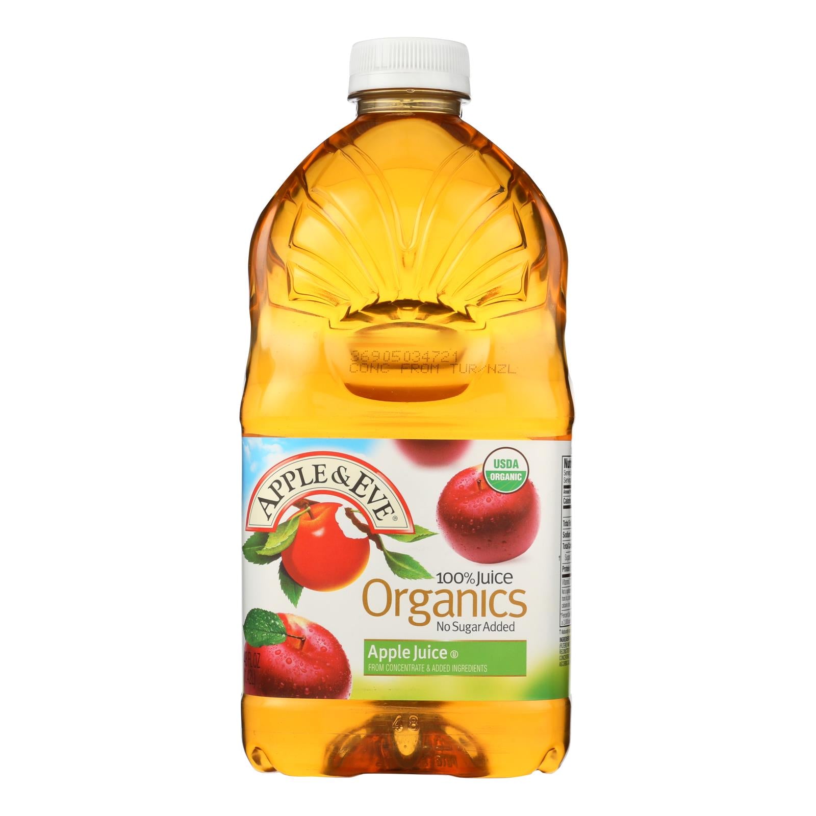 Apple & Eve, Apple and Eve Organic Juice Apple - Case of 8 - 48 fl oz. (Pack of 8)