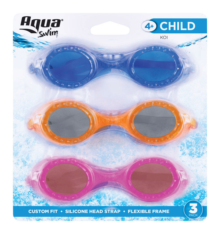 AQUA LEISURE INDUSTRIES INC, Aqua Swim Assorted Child Goggles (Pack of 12).