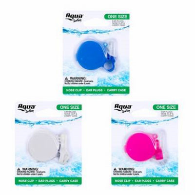 AQUA LEISURE INDUSTRIES INC, Aqua Swim Assorted Rubber Ear Plugs and Nose Clip