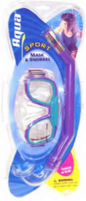 AQUA LEISURE INDUSTRIES INC, Aqua Swim Mini Shark Assorted Child Mask/Snorkel (Pack of 6).