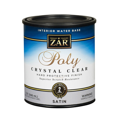UNITED GILSONITE LABS, Aqua Zar Satin Clear Water-Based Polyurethane 1 Qt.