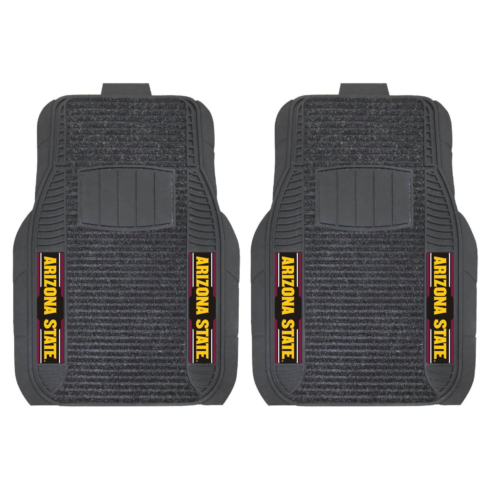 FANMATS, Arizona State University 2 Piece Deluxe Car Mat Set