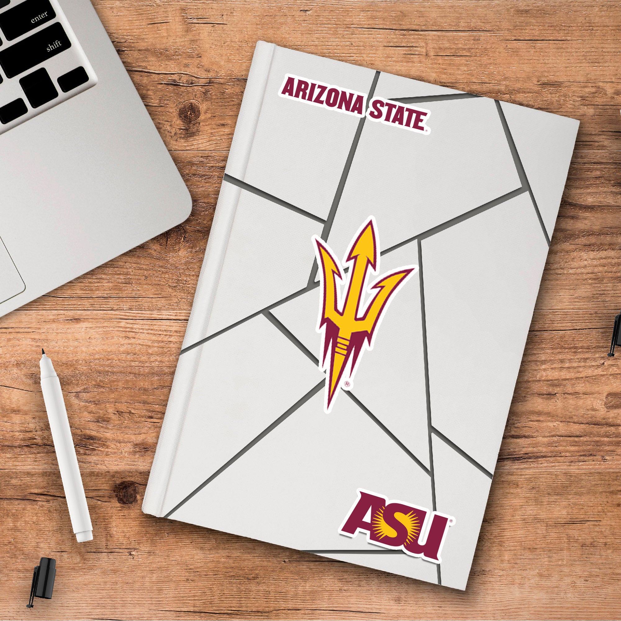 FANMATS, Arizona State University 3 Piece Decal Sticker Set