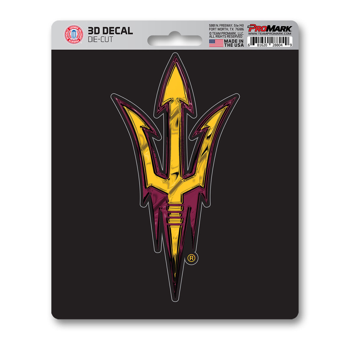 FANMATS, Arizona State University 3D Decal Sticker