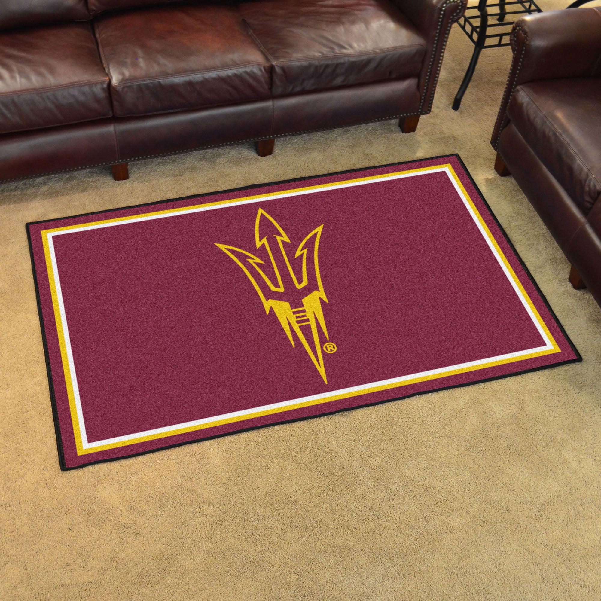 FANMATS, Arizona State University 4ft. X 6ft. Plush Area Rug