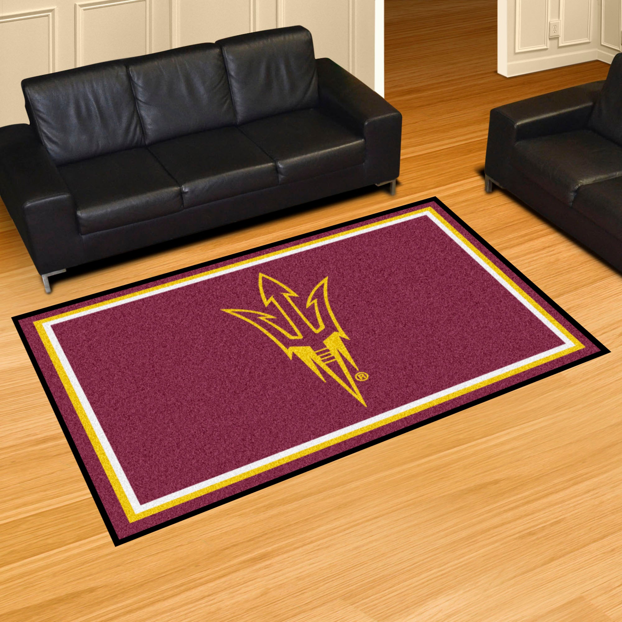 FANMATS, Arizona State University 5ft. X 8 ft. Plush Area Rug