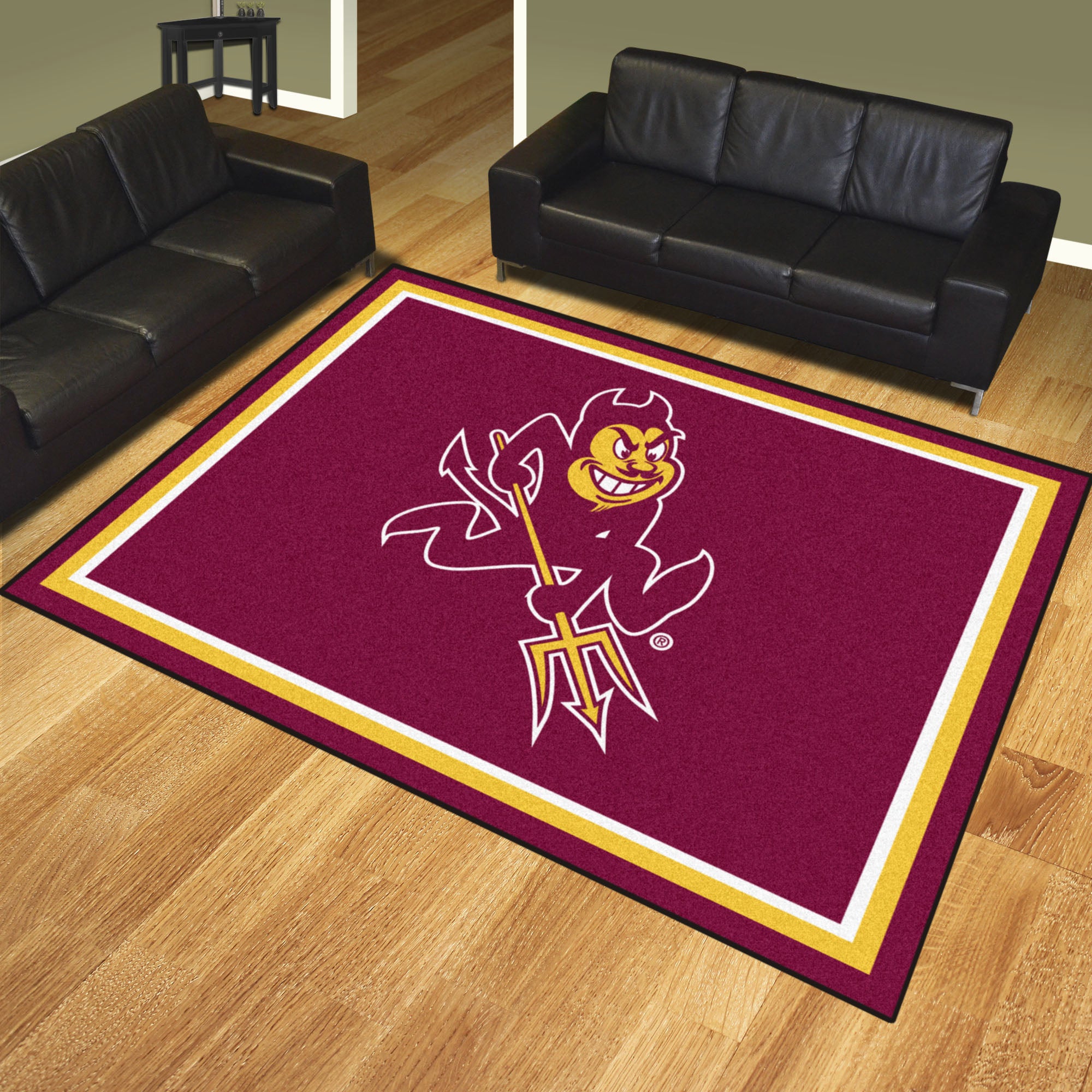 FANMATS, Arizona State University 8ft. X 10 ft. Plush Area Rug