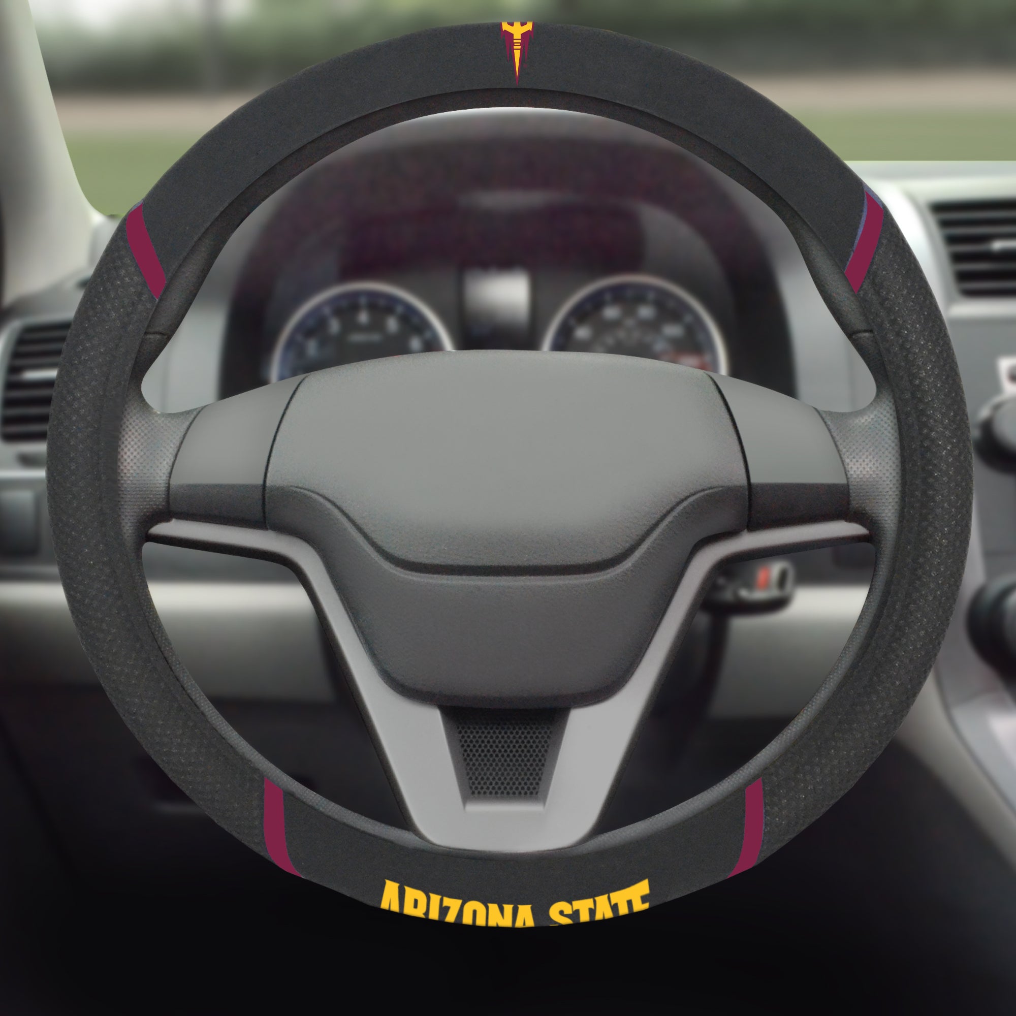 FANMATS, Arizona State University Embroidered Steering Wheel Cover