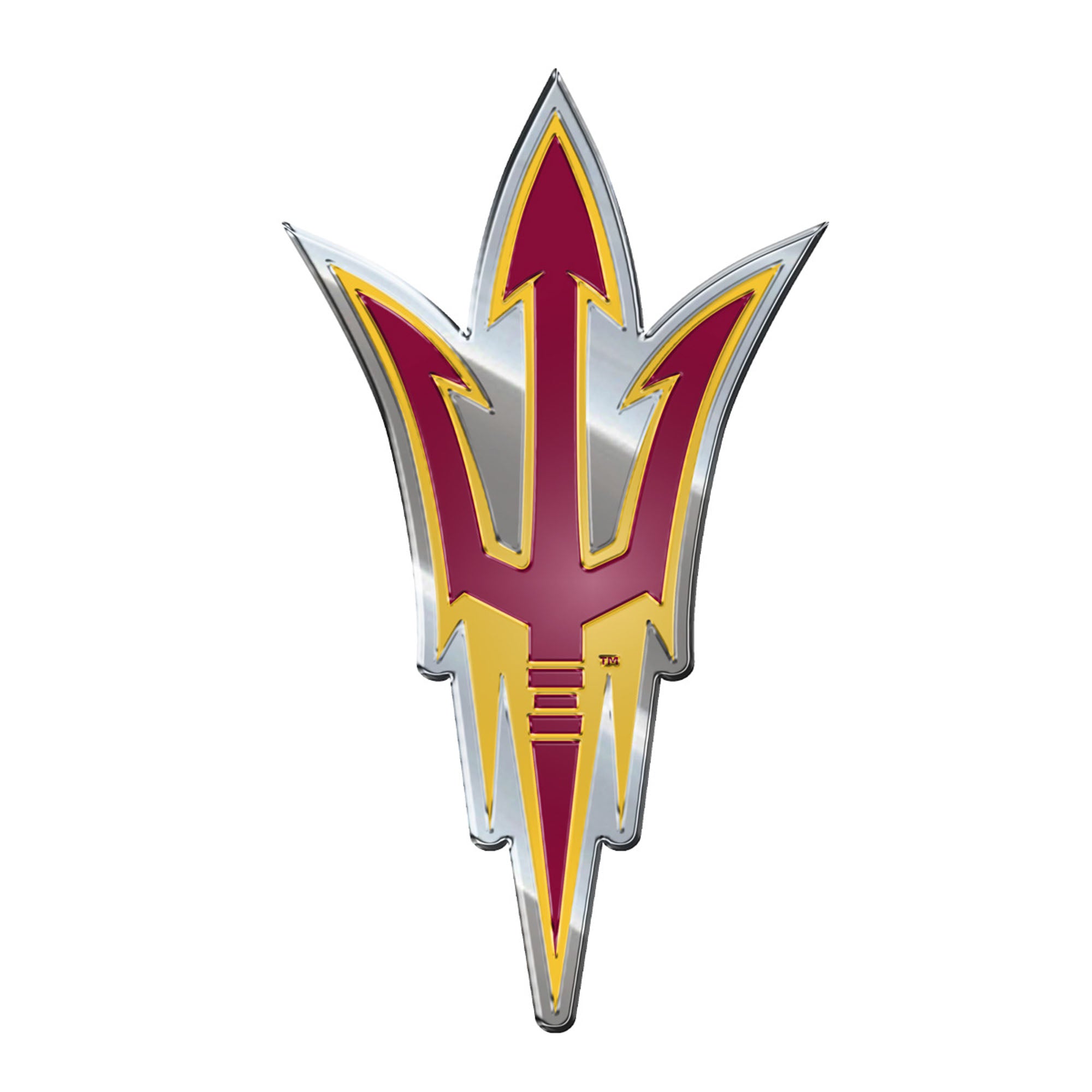 FANMATS, Arizona State University Heavy Duty Aluminum Color Emblem