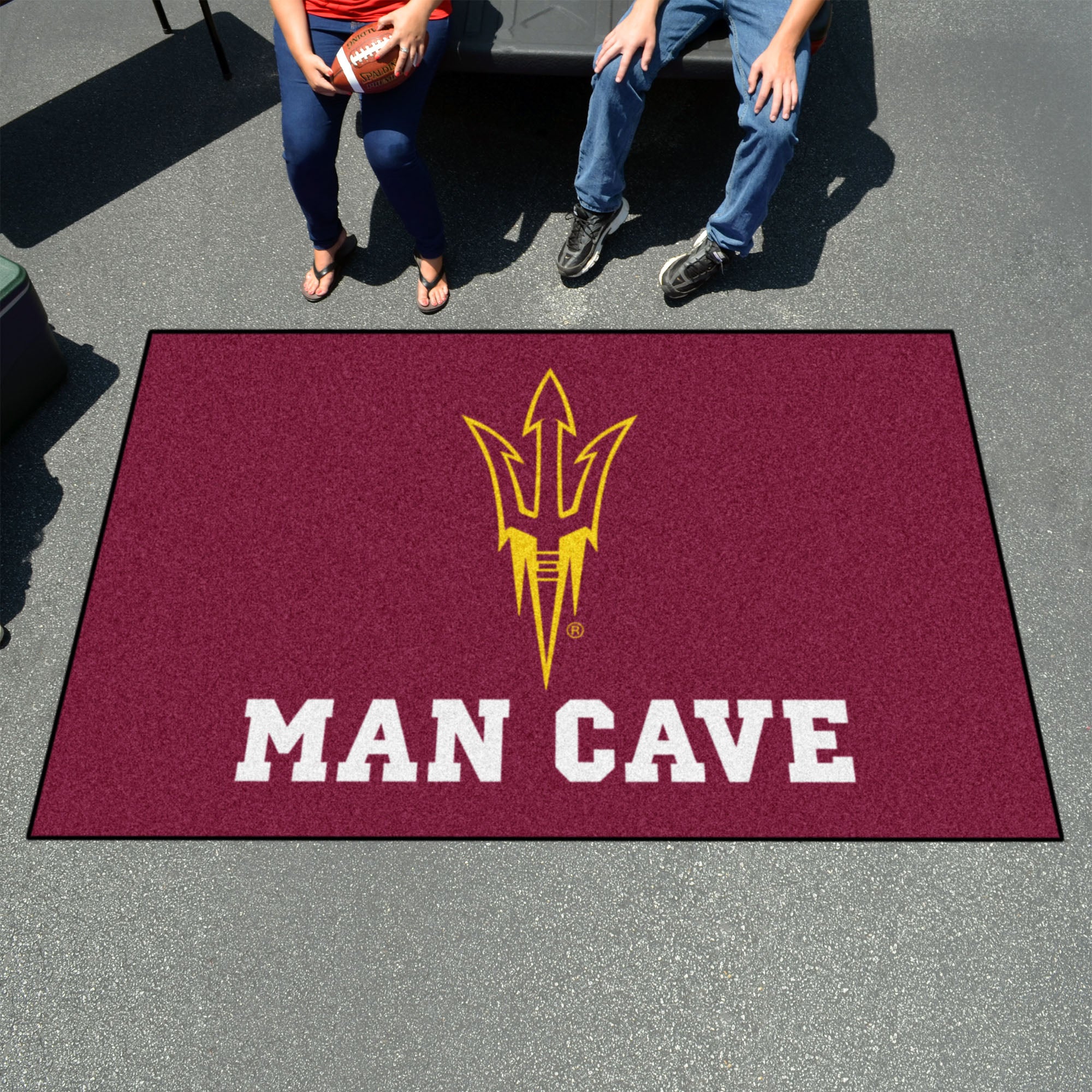 FANMATS, Arizona State University Man Cave Area Rug - 5ft. X 8 ft.