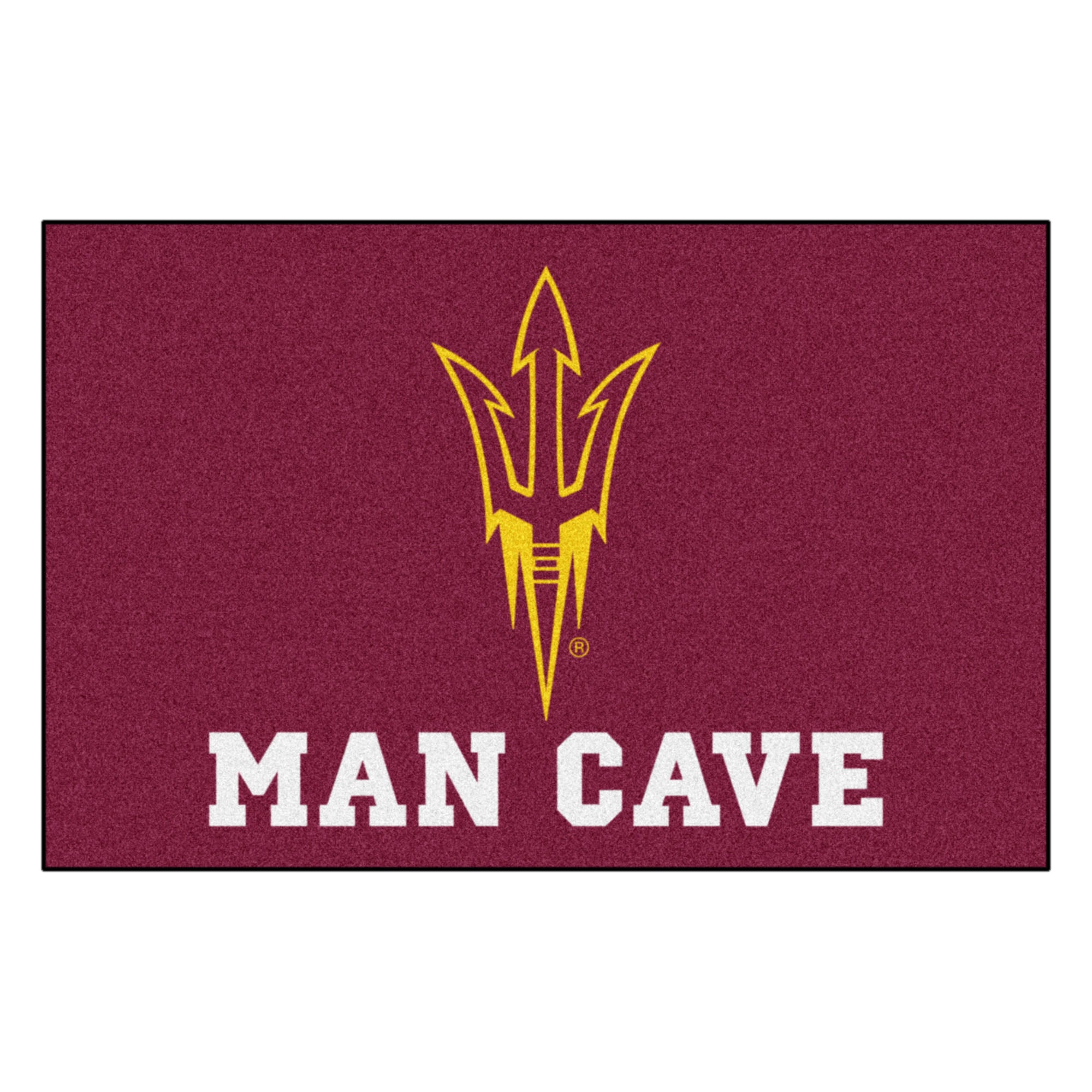 FANMATS, Arizona State University Man Cave Rug - 19in. x 30in.