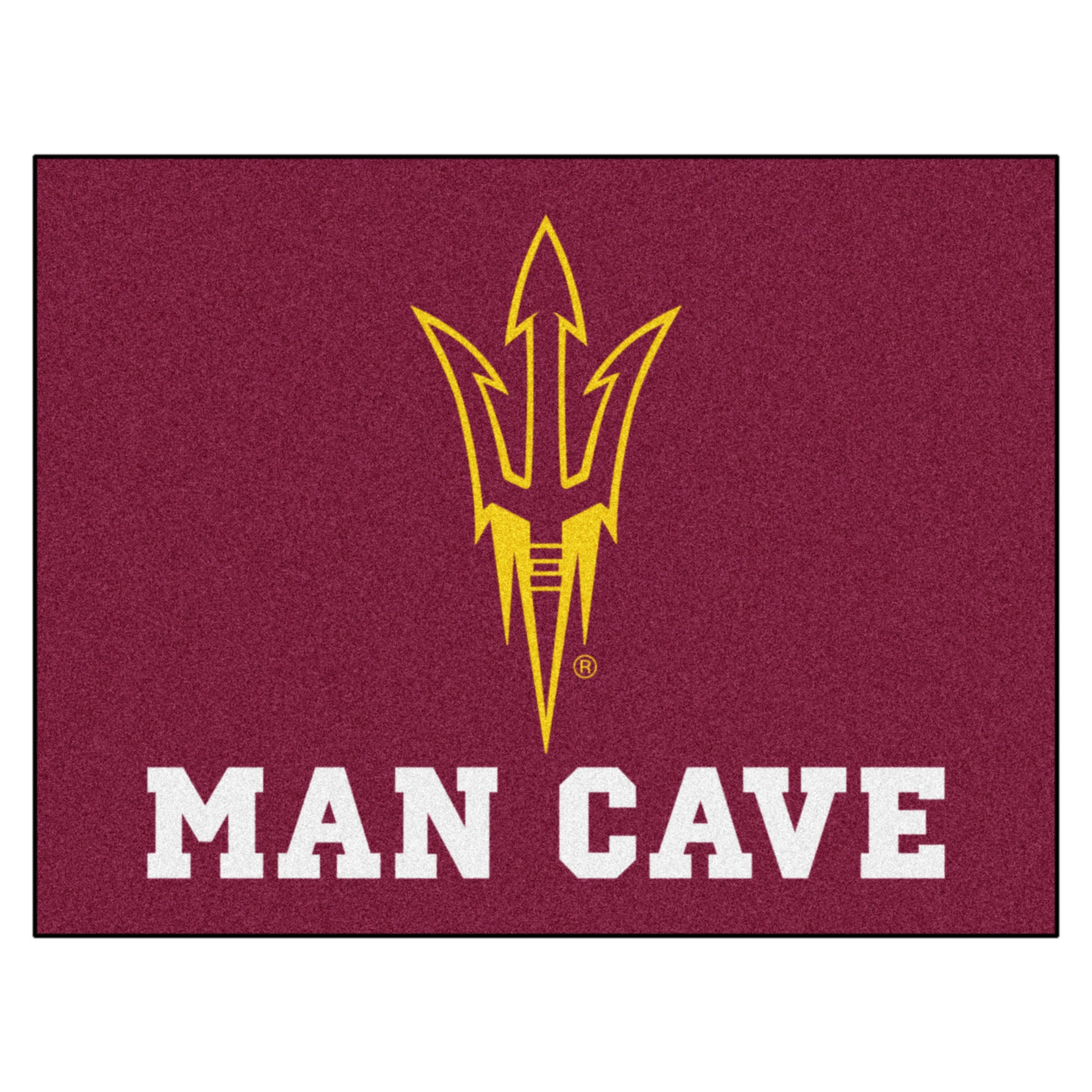 FANMATS, Arizona State University Man Cave Rug - 34 in. x 42.5 in.