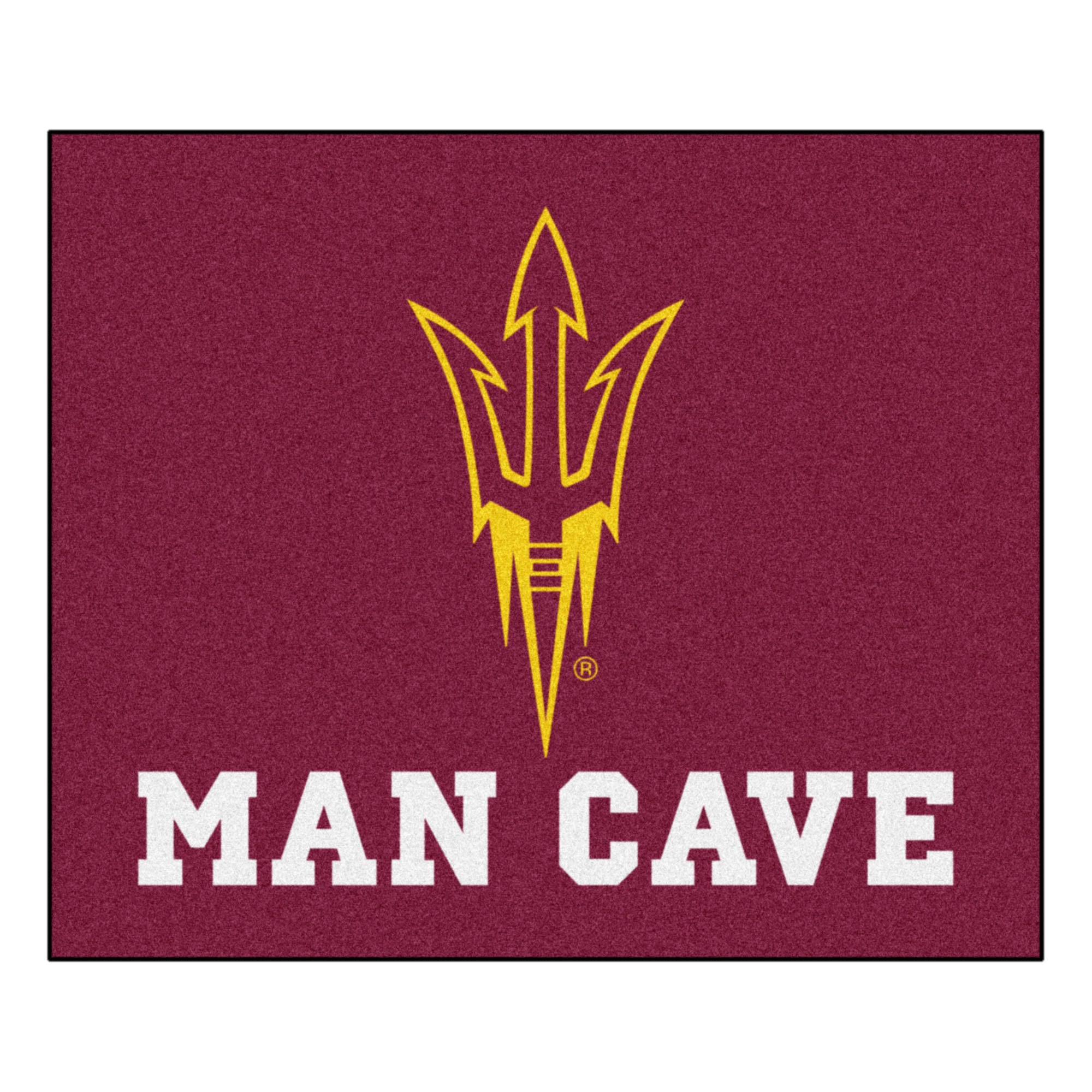 FANMATS, Arizona State University Man Cave Rug - 5ft. X 6ft.