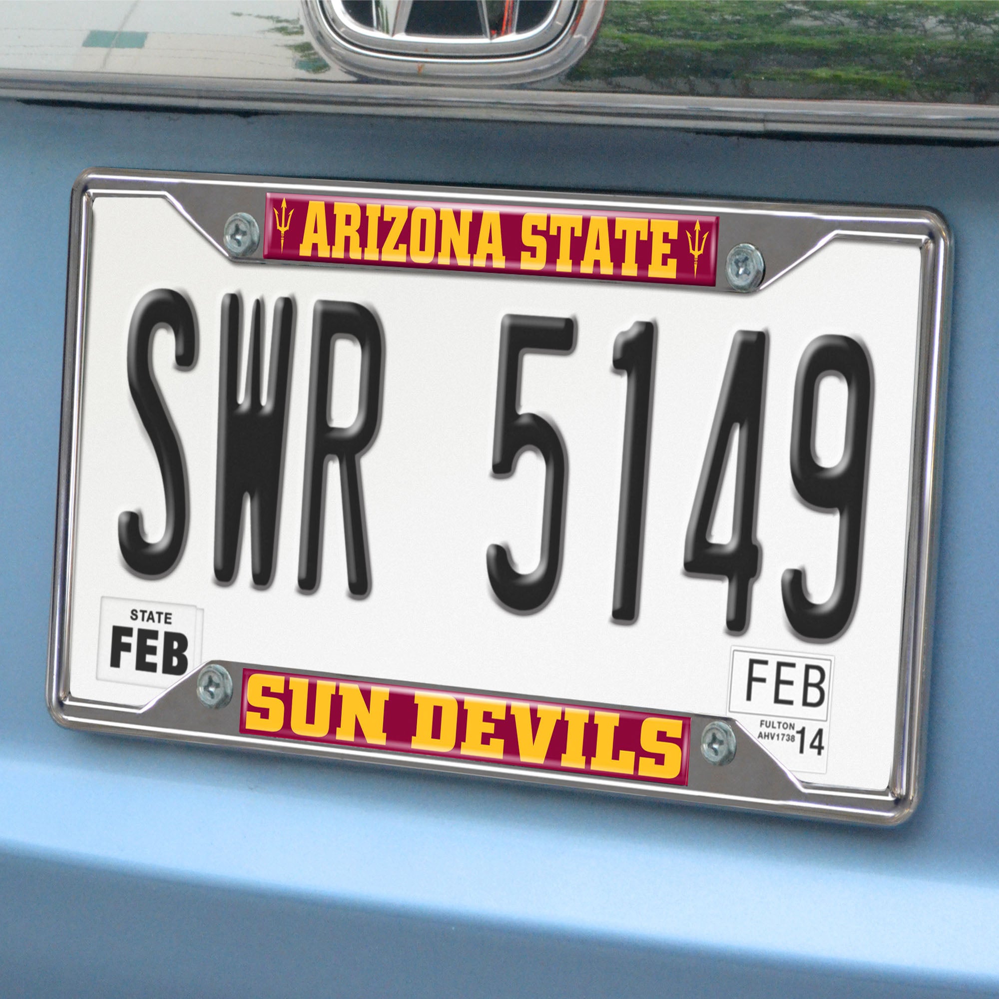 FANMATS, Arizona State University Metal License Plate Frame