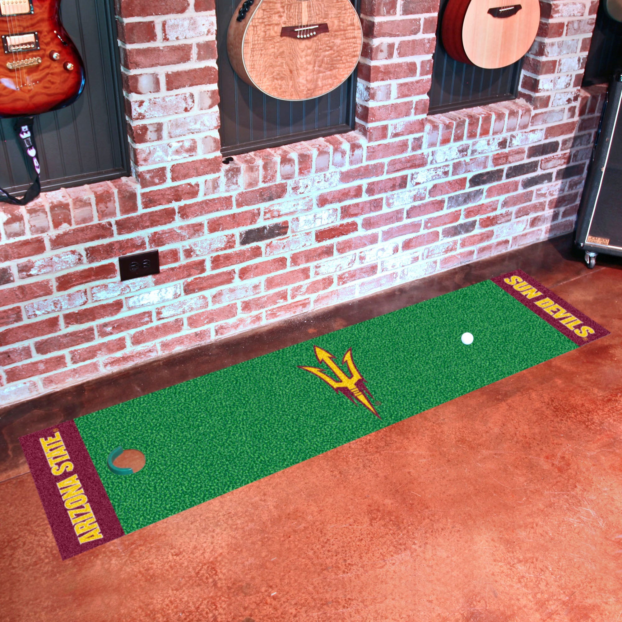 FANMATS, Arizona State University Putting Green Mat - 1.5ft. X 6ft.