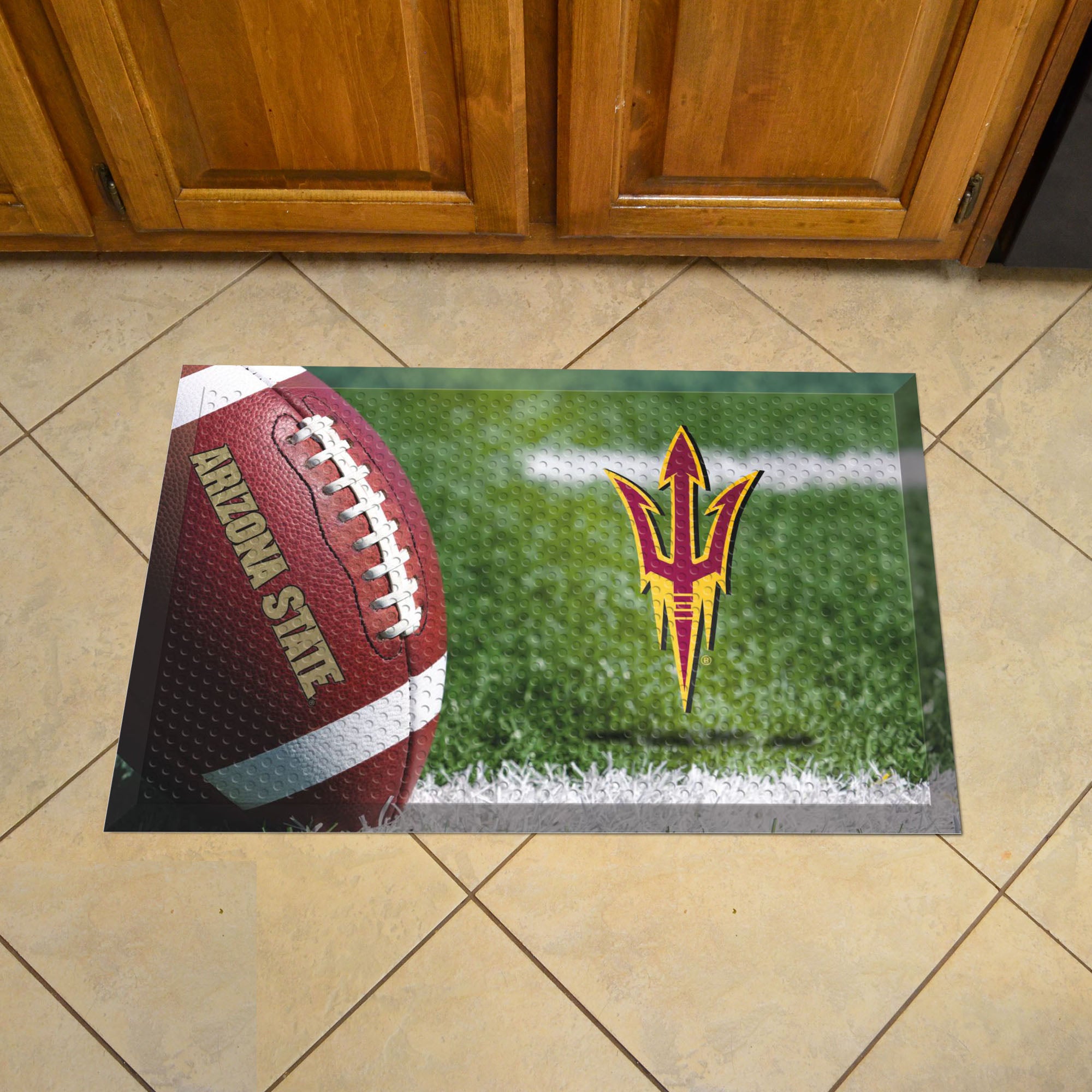 FANMATS, Arizona State University Rubber Scraper Door Mat