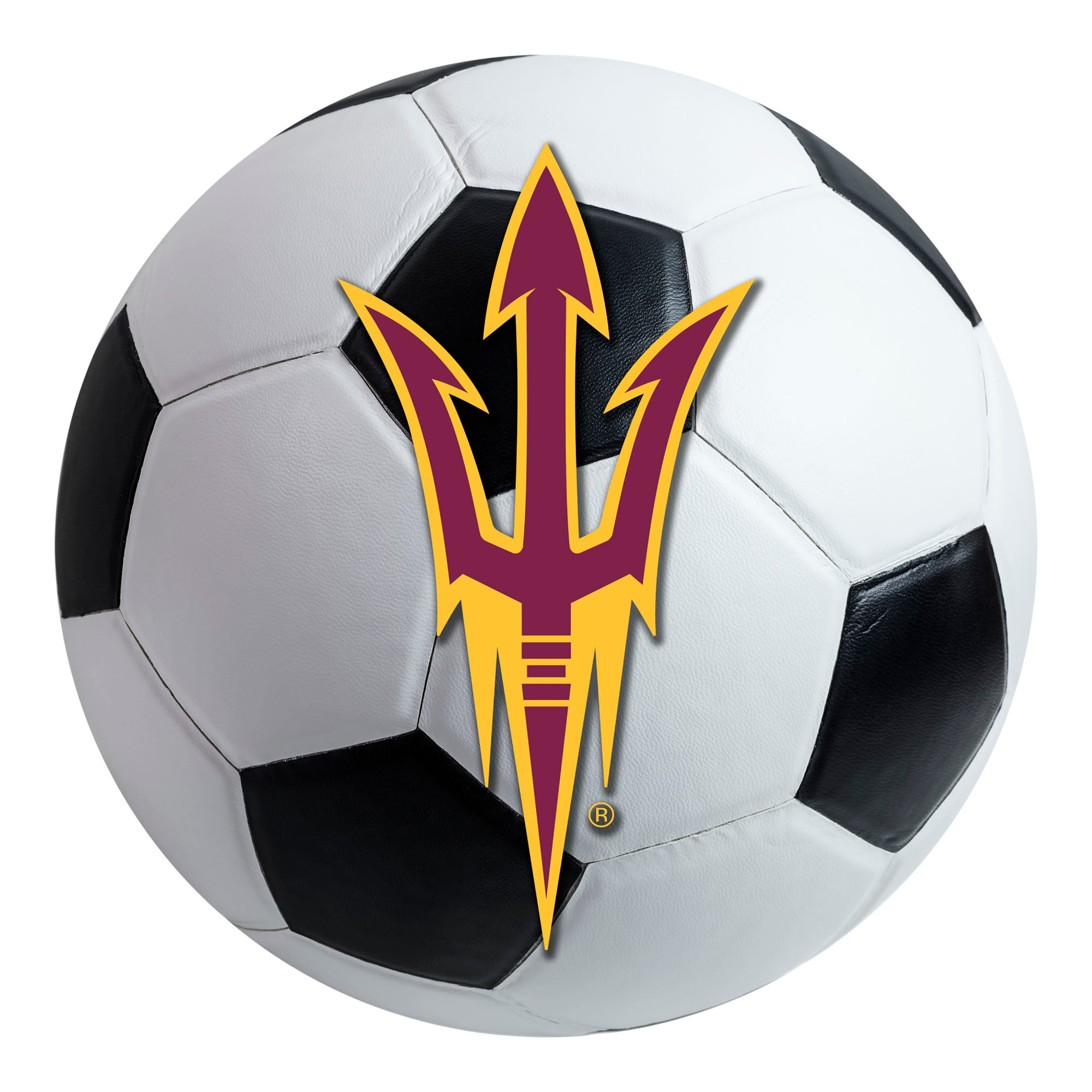 FANMATS, Arizona State University Soccer Ball Rug - 27in. Diameter