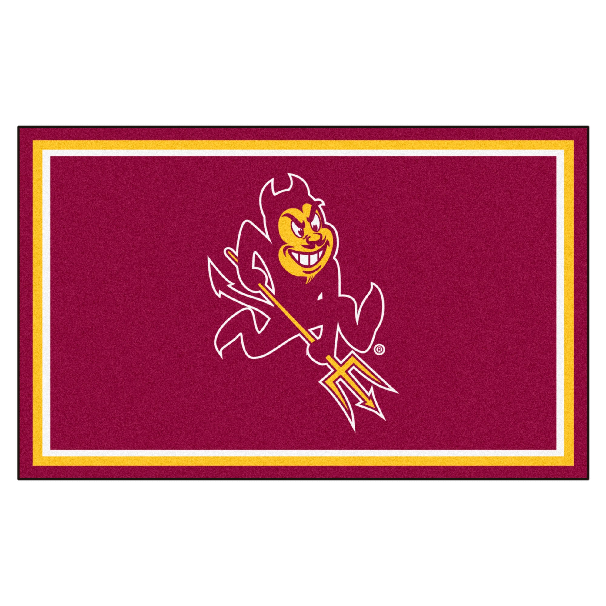 FANMATS, Arizona State University Sun Devils 4ft. X 6ft. Plush Area Rug