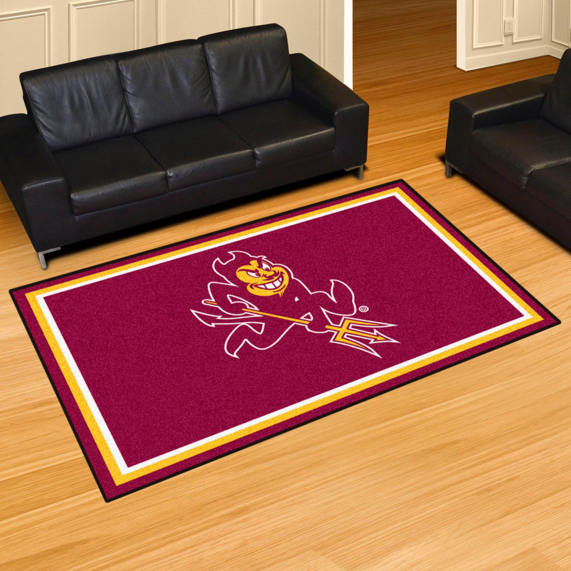 FANMATS, Arizona State University Sun Devils 5ft. X 8 ft. Plush Area Rug