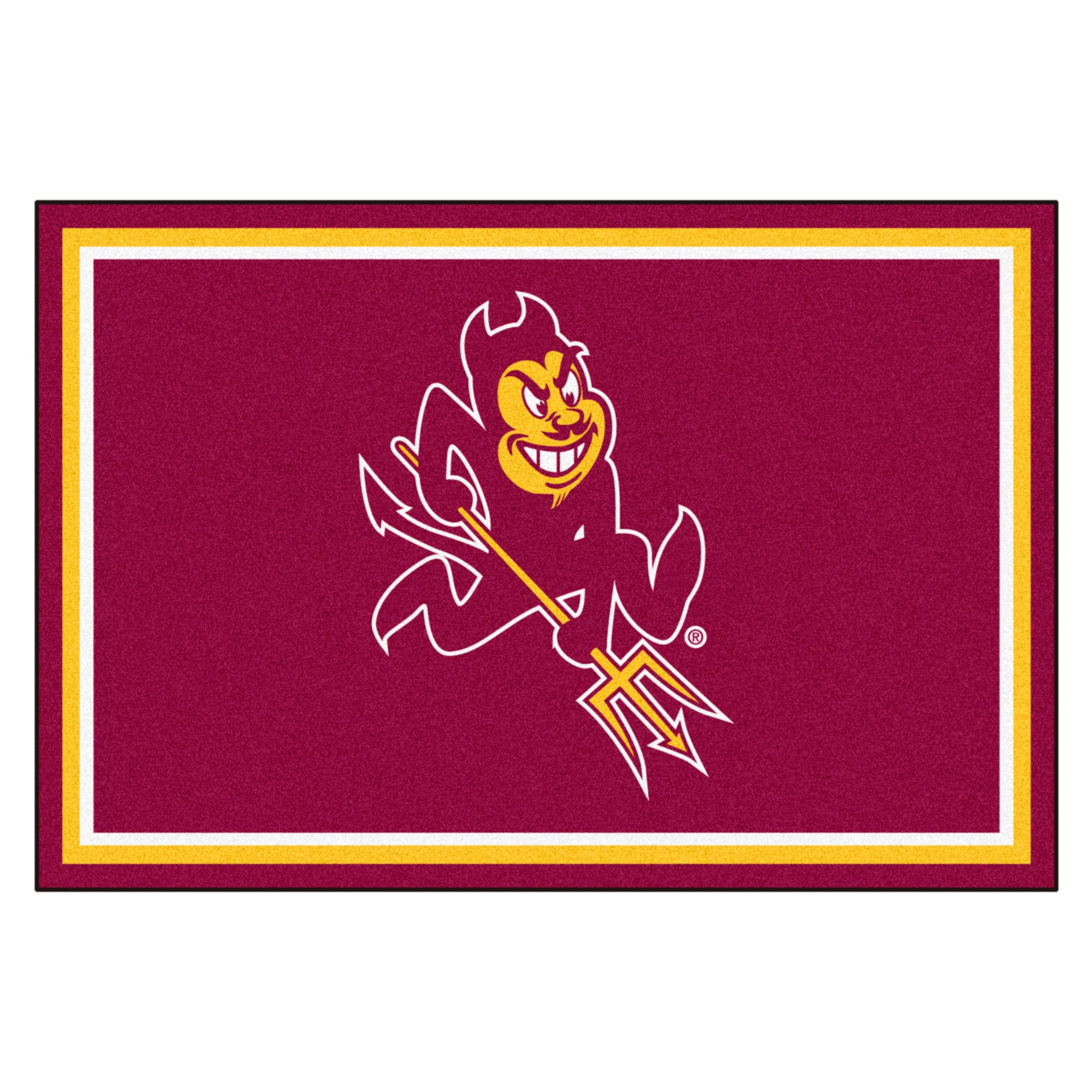 FANMATS, Arizona State University Sun Devils 5ft. X 8 ft. Plush Area Rug