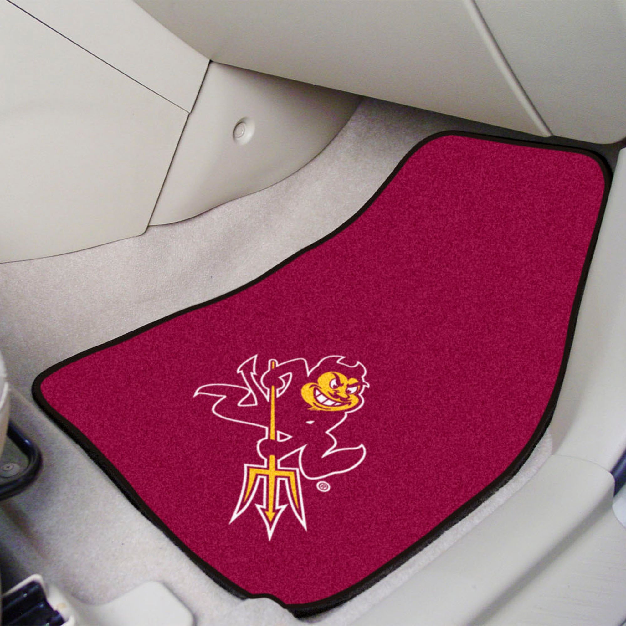 FANMATS, Arizona State University Sun Devils Carpet Car Mat Set - 2 Pieces