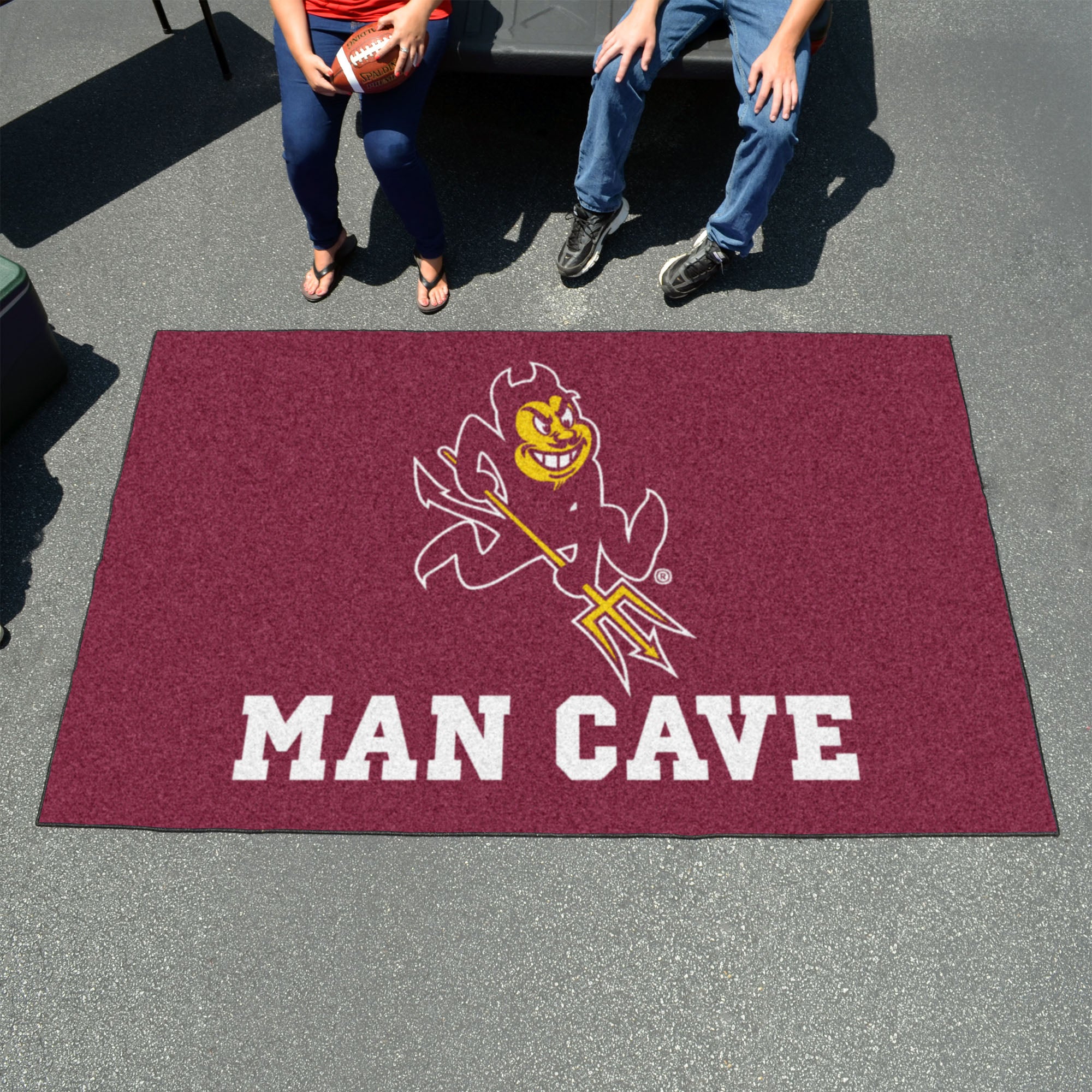 FANMATS, Arizona State University Sun Devils Man Cave Area Rug - 5ft. X 8 ft.