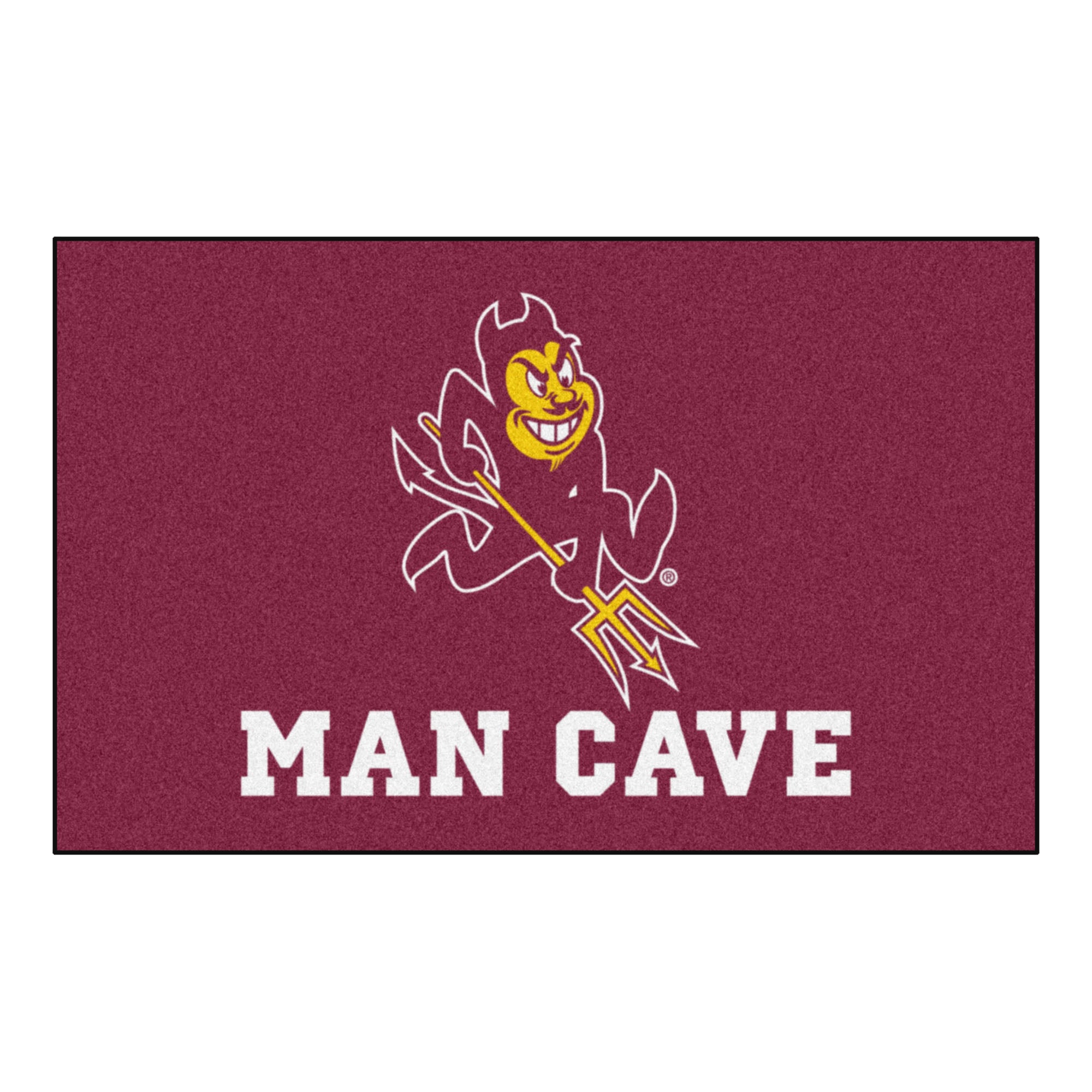 FANMATS, Arizona State University Sun Devils Man Cave Area Rug - 5ft. X 8 ft.