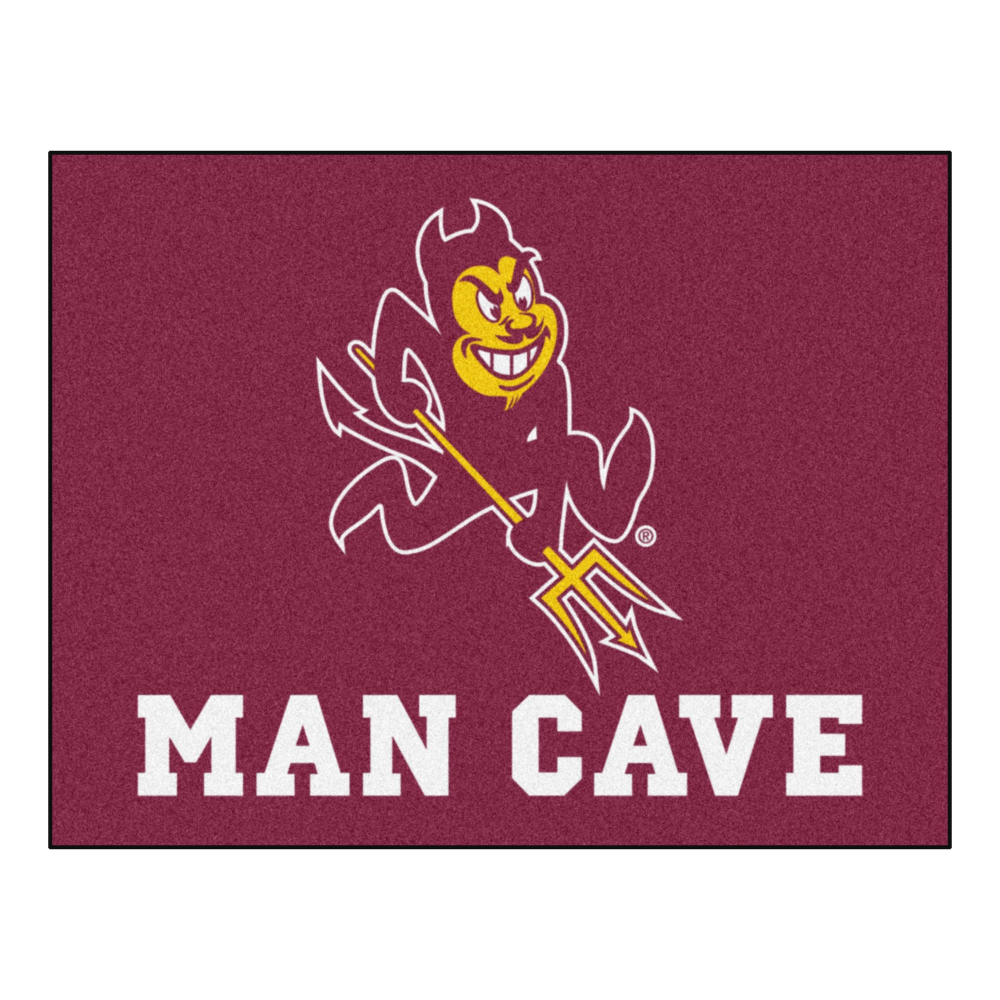 FANMATS, Arizona State University Sun Devils Man Cave Rug - 34 in. x 42.5 in.