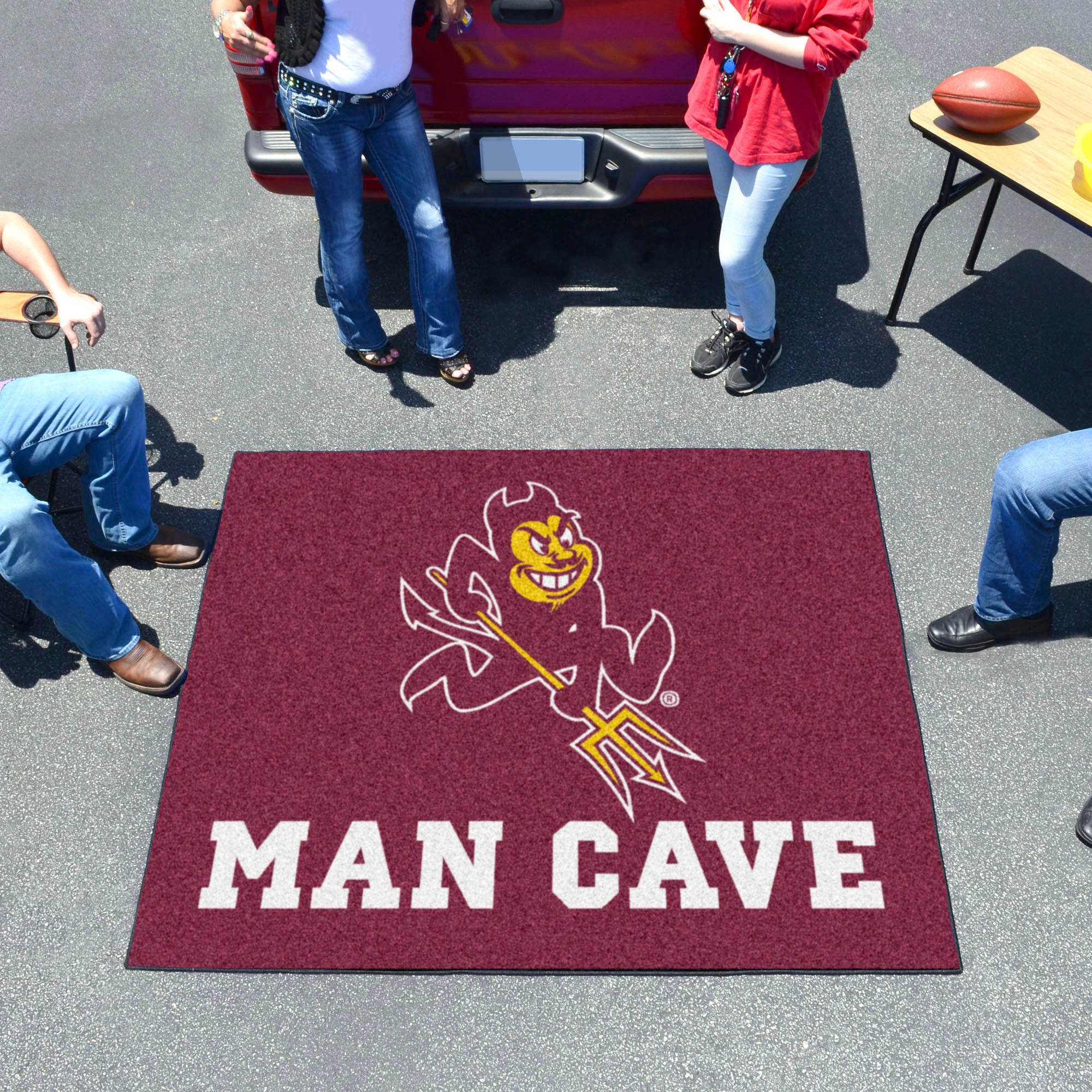 FANMATS, Arizona State University Sun Devils Man Cave Rug - 5ft. X 6ft.