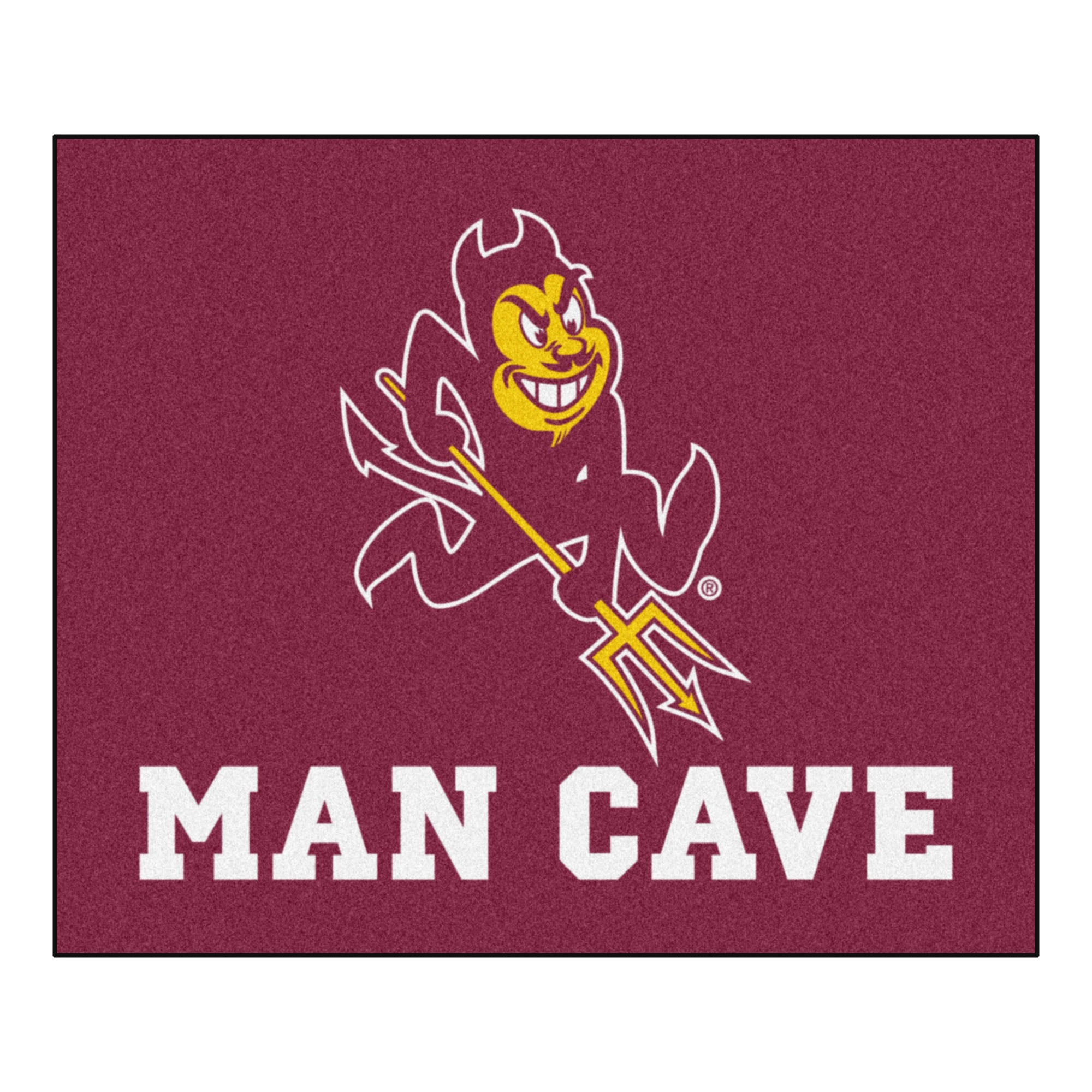 FANMATS, Arizona State University Sun Devils Man Cave Rug - 5ft. X 6ft.