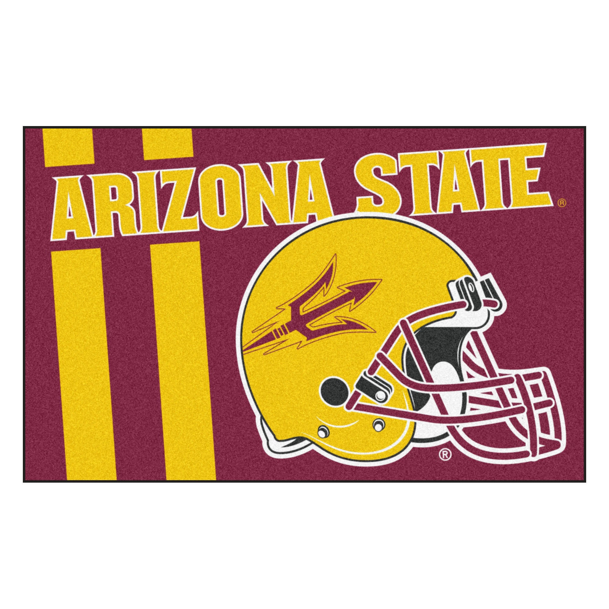 FANMATS, Arizona State University Uniform Rug - 19in. X 30in.