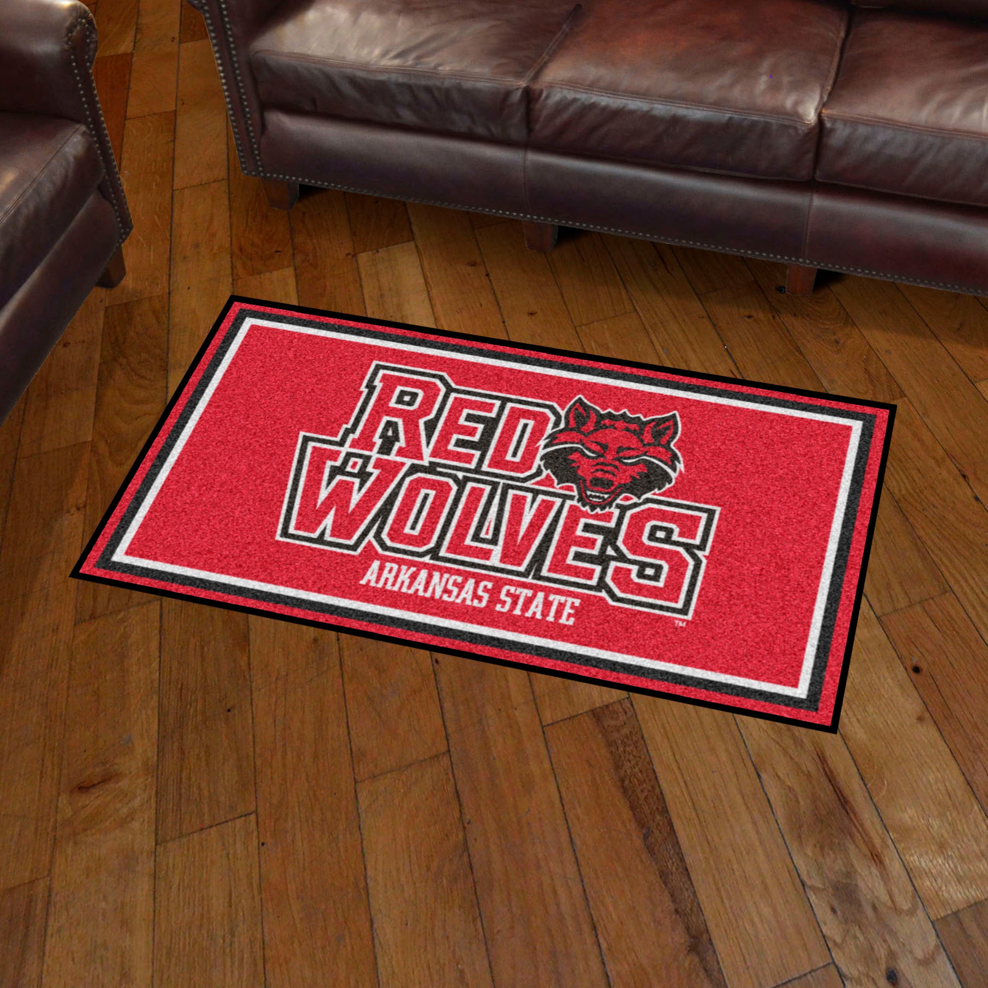 FANMATS, Arkansas State University 3ft. x 5ft. Plush Area Rug