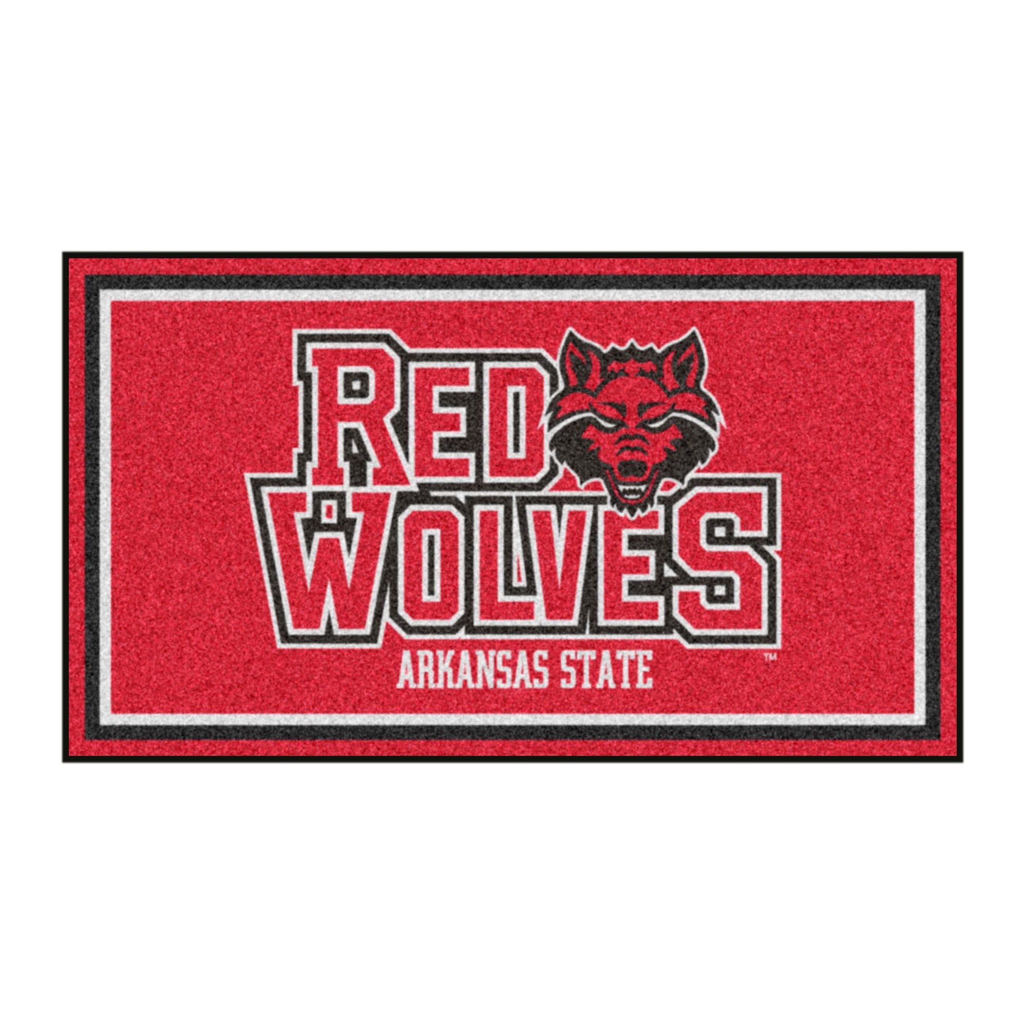 FANMATS, Arkansas State University 3ft. x 5ft. Plush Area Rug