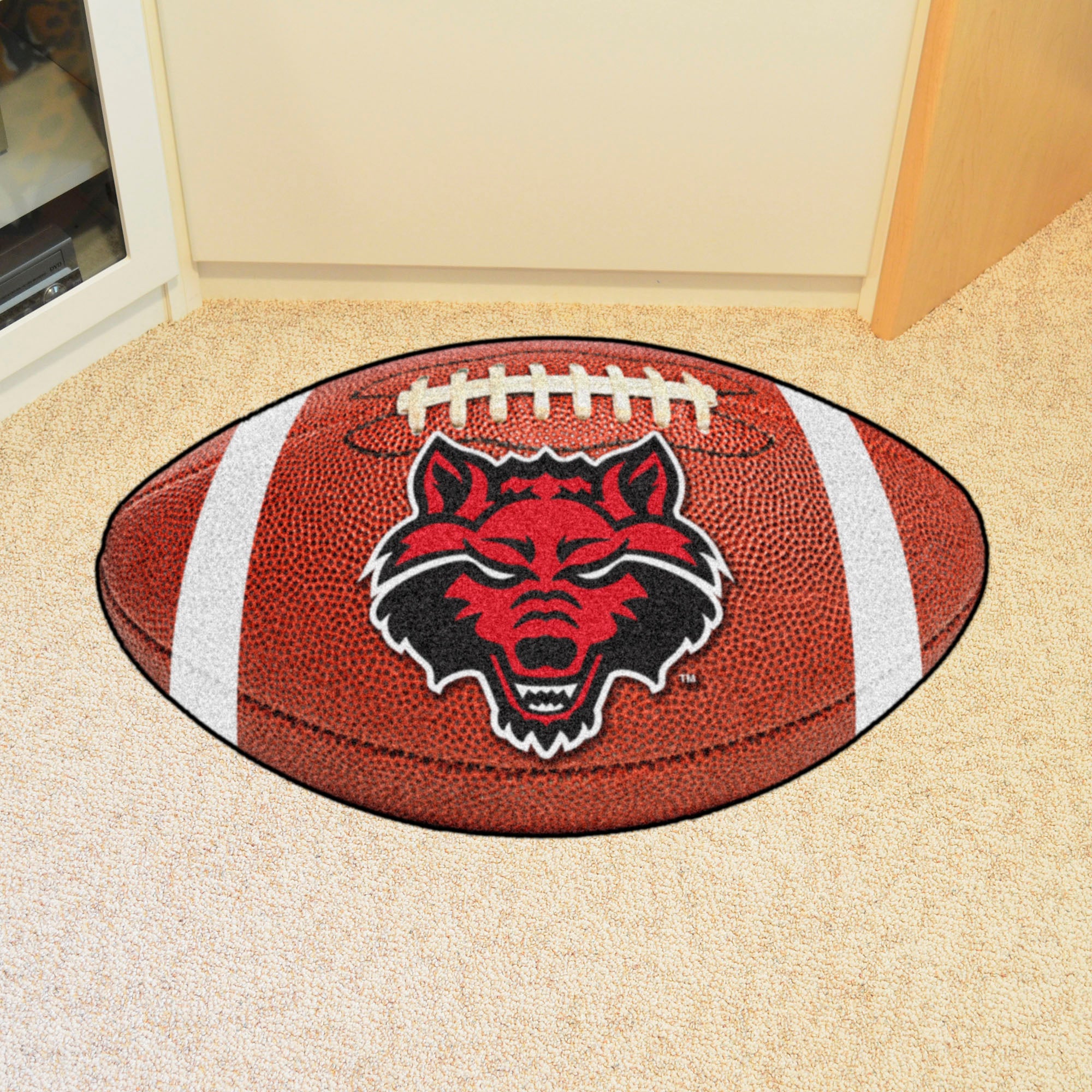 FANMATS, Arkansas State University Football Rug - 20.5in. x 32.5in.