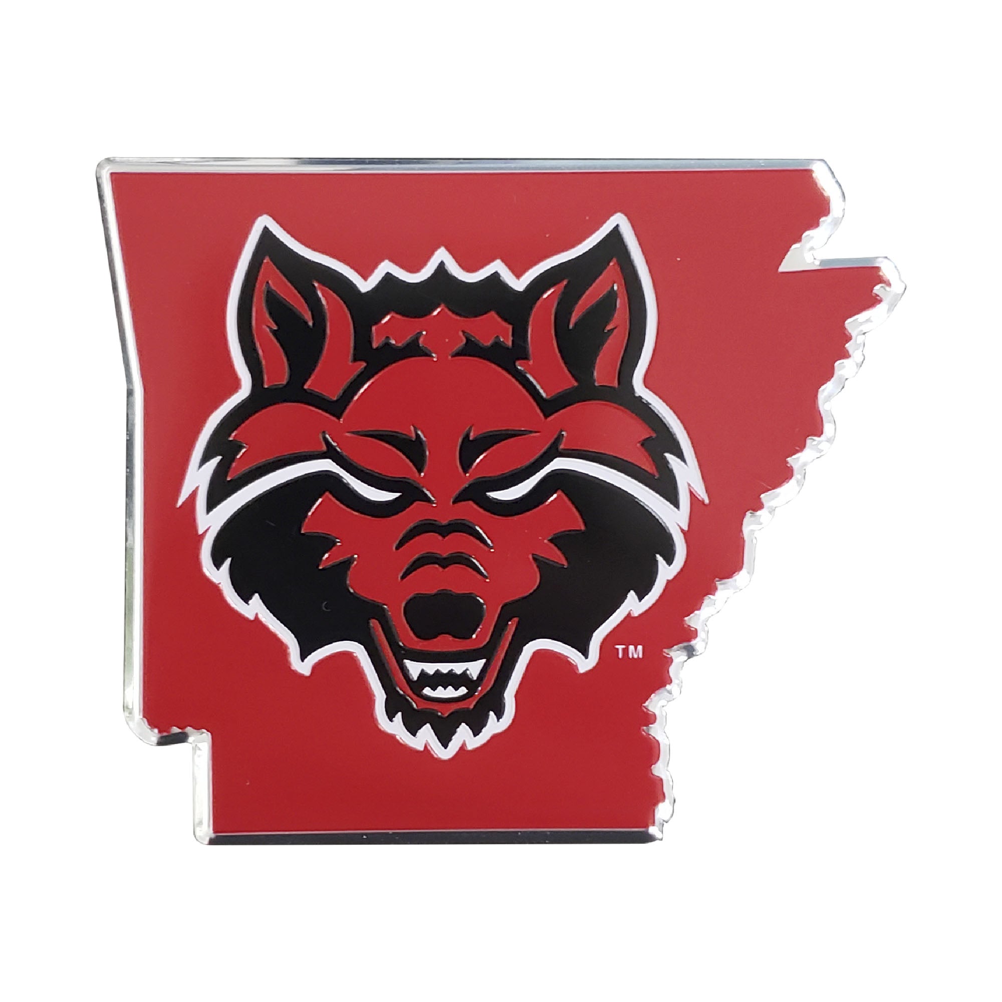 FANMATS, Arkansas State University Team State Aluminum Emblem