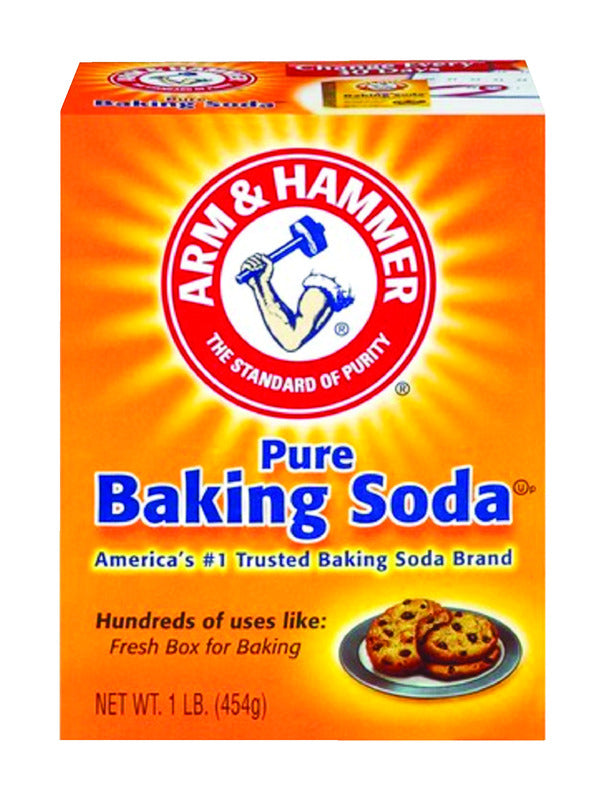 CHURCH & DWIGHT, Arm & Hammer Baking Soda No Scent Cleaner and Deodorizer Powder 1 lb