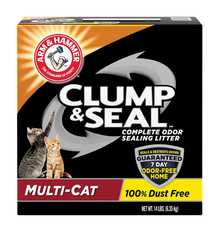 CHURCH & DWIGHT, Arm & Hammer Clump & Seal No Scent Cat Litter 14 lb