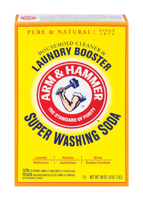 CHURCH & DWIGHT, Arm & Hammer Detergent Booster and Household Cleaner Powder 55 oz 1 pk