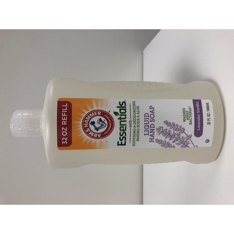 AP DEAUVILLE LLC, Arm & Hammer Essentials Lavender Vanilla Scent Liquid Hand Soap Refill 32 oz. (Pack of 18)