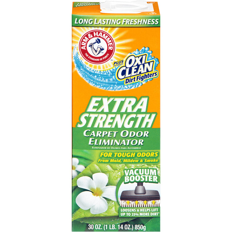 CHURCH & DWIGHT, Arm & Hammer OxiClean Morning Floral Scent Carpet Odor Eliminator 30 oz. Powder (Pack of 6)