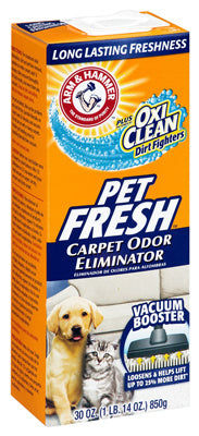 CHURCH & DWIGHT, Arm & Hammer Pet Fresh Fresh Scent Carpet Cleaner 30 oz Powder