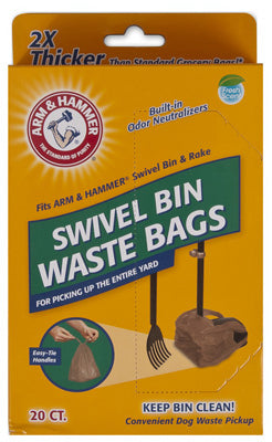 DOSKOCIL MANUFACTURING CO INC, Arm & Hammer Plastic Disposable Pet Waste Bags 20 pk