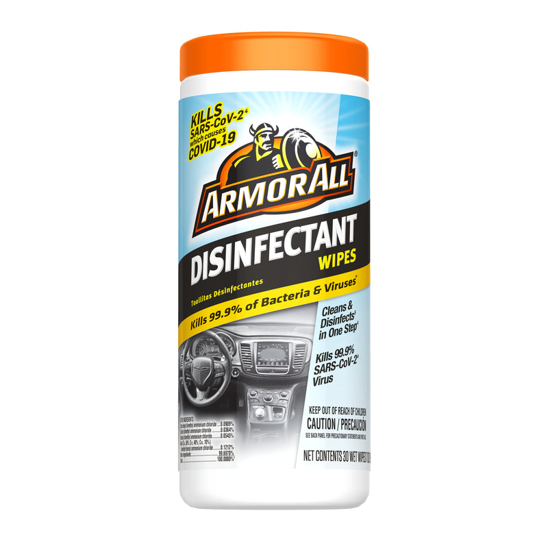 ENERGIZER AUTO SALES, Armor All Disinfectant Wipes Fresh 30 wipes