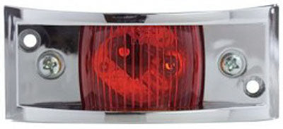 Uriah Products, Armored Marker Light, Metal Housing, Red