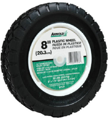 MTD PRODUCTS CO, Arnold 1.75 in. W X 8 in. D Plastic Lawn Mower Replacement Wheel 55 lb