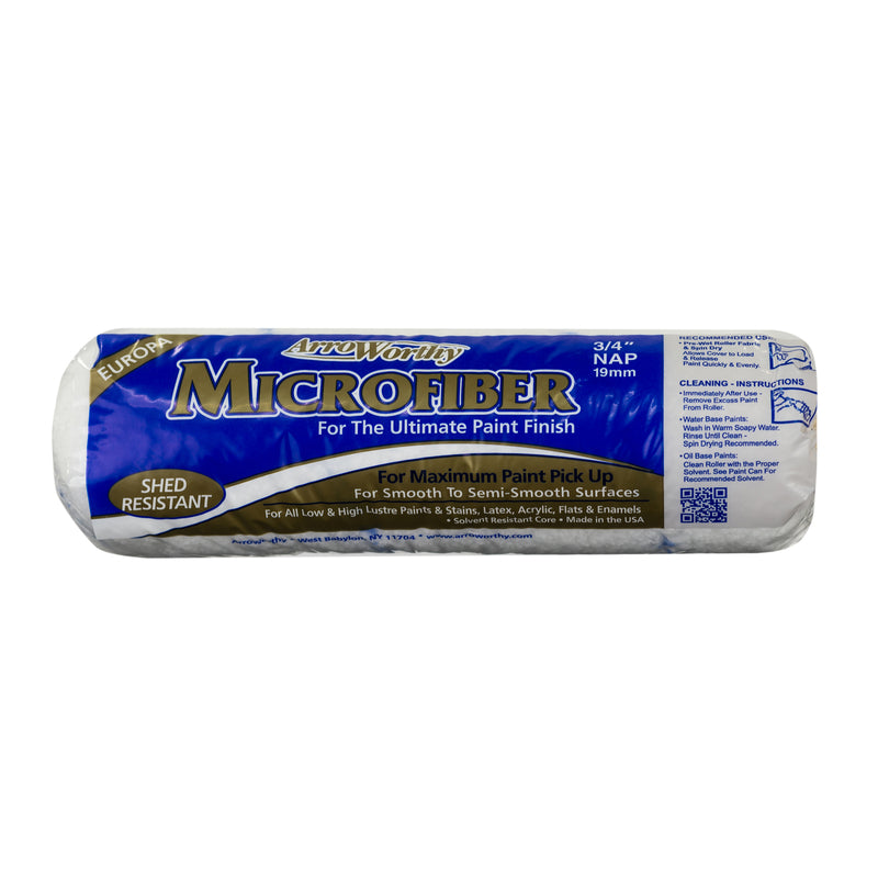 LINZER PRODUCTS CORP, ArroWorthy Microfiber 9 in. W X 3/4 in. Paint Roller Cover 1 pk