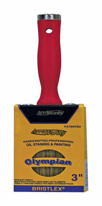 LINZER PRODUCTS CORP, ArroWorthy Olympian 3 in. Flat Stain Brush